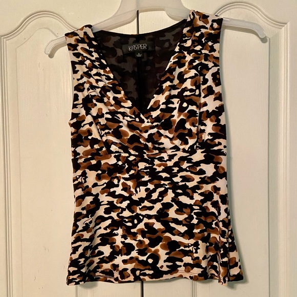 Ladies Kasper Sleeveless Lined Top Size 4 NWOT - Picture 3 of 6